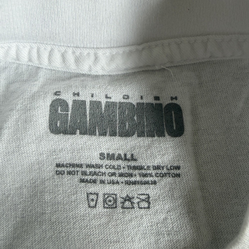 Childish Gambino The New World Tour My Sweet Lithonia Tee White Small Official - Picture 5 of 8